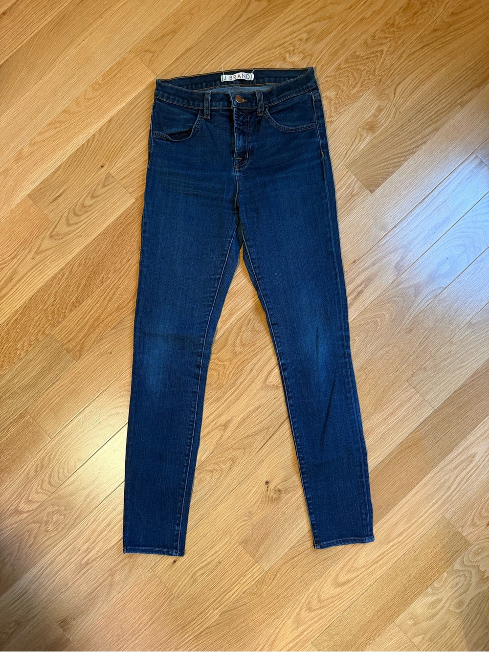 J Brand Dark Blue Skinny Jeans - High Rise